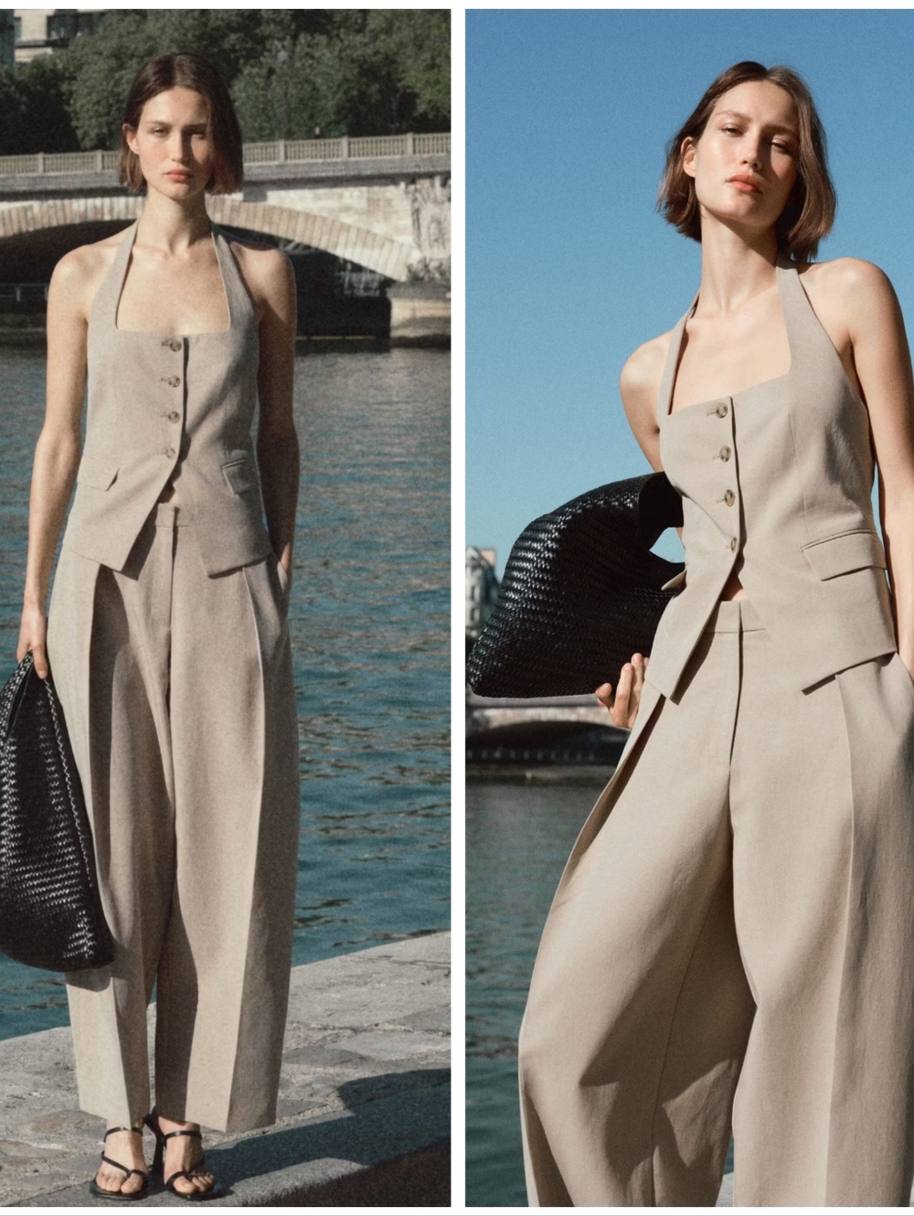 🔥Last 2🔥MANGO Linen Blend Outfit
